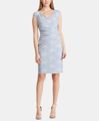 Lauren Ralph Lauren - Floral-Print Ruched Dress
