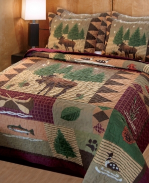 Moose Lodge Quilt Set, 3-Piece King