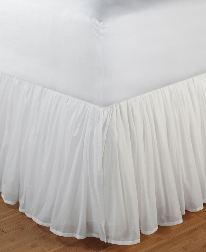 Greenland Home Fashions Cotton Voile Bed Skirt 18