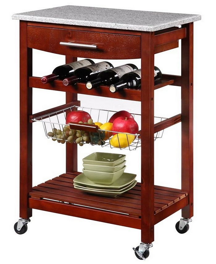 Linon Home Décor Kitchen Island with Granite Top Macy's