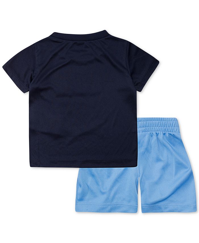 Jordan Little Boys 2-Pc. Wavy Logo Graphic T-Shirt & Shorts Set - Macy's