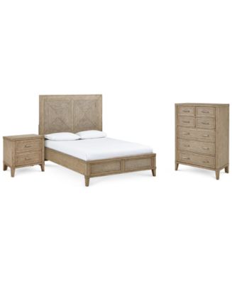CLOSEOUT! Beckley Bedroom Furniture, 3-Pc. Set (Queen Bed, Nightstand ...