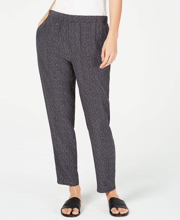 eileen fisher slouchy ankle joggers
