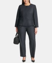 Black Pant Suit Plus Size Suits - Macy's