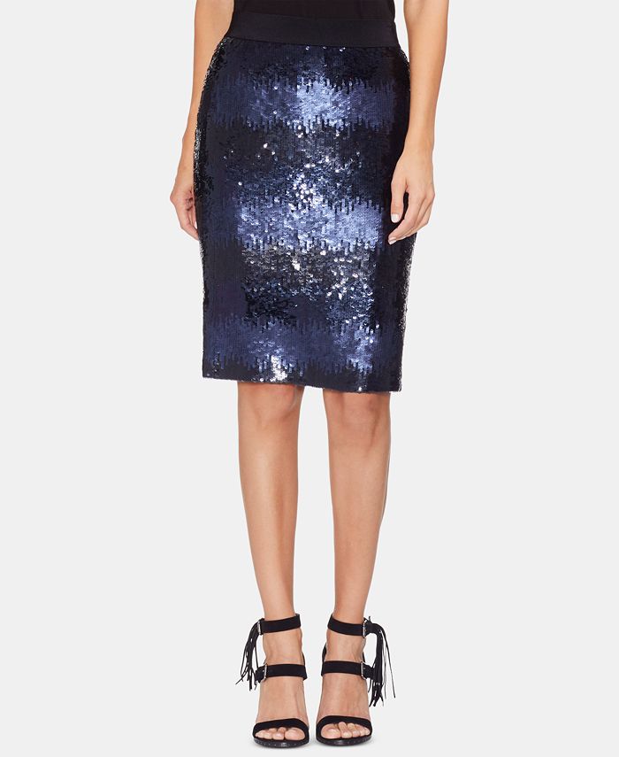 Vince Camuto Sequined Ombré Pencil Skirt & Reviews - Skirts - Women ...