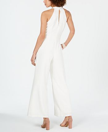 Julia Jordan Women's Halter Neck Jumpsuit White Size 8 main image 1