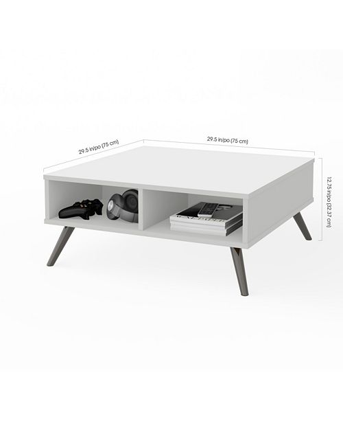 Bestar Small Space Krom 29 5 Storage Coffee Table Reviews