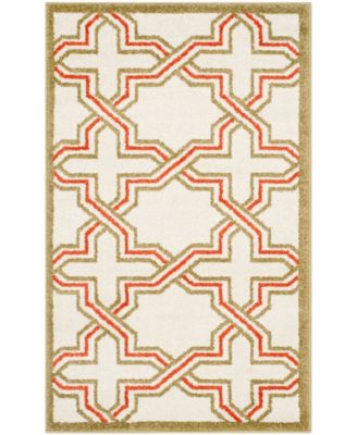 Amherst Ivory and Light Green 3' x 5' Area Rug