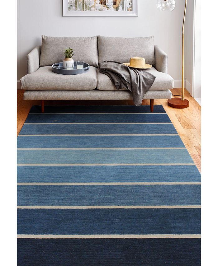 BB Rugs Bayside BAY64 Blue 8'6" x 11'6" Area Rug & Reviews Rugs Macy's