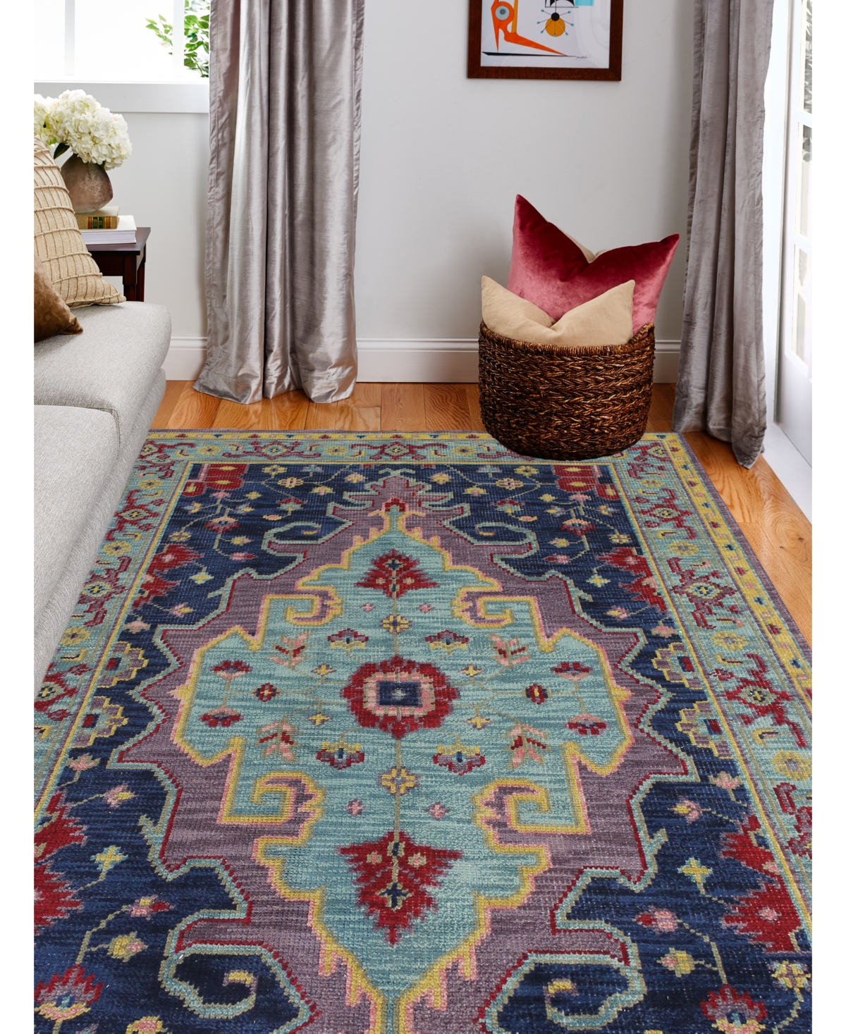 Carah Crh-113Area Rug - Lilac