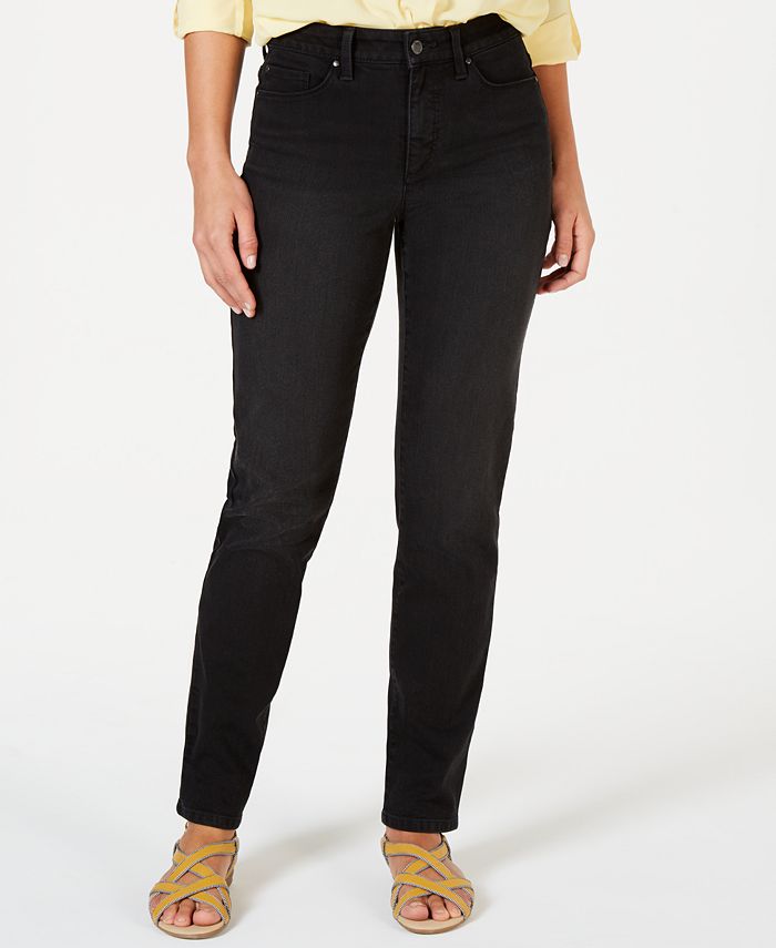 Charter Club Tummy-Control Straight-Leg Jeans, Created for Macy's ...