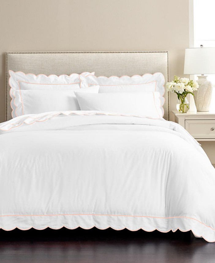 Martha Stewart Collection Martha Stewart Signature Scallop Duvet