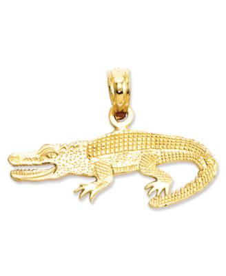 14k gold gator outlet charm