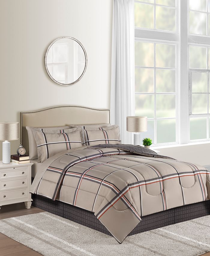 Sunham Cameron Reversible 8 Pc. Comforter Sets Macy's