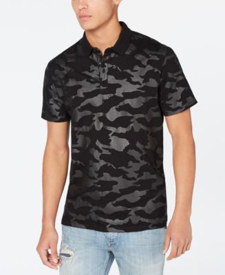 guess black polo