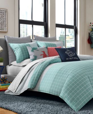 Eddie Bauer - Vaughn Teal Comforter Set, Full/Queen