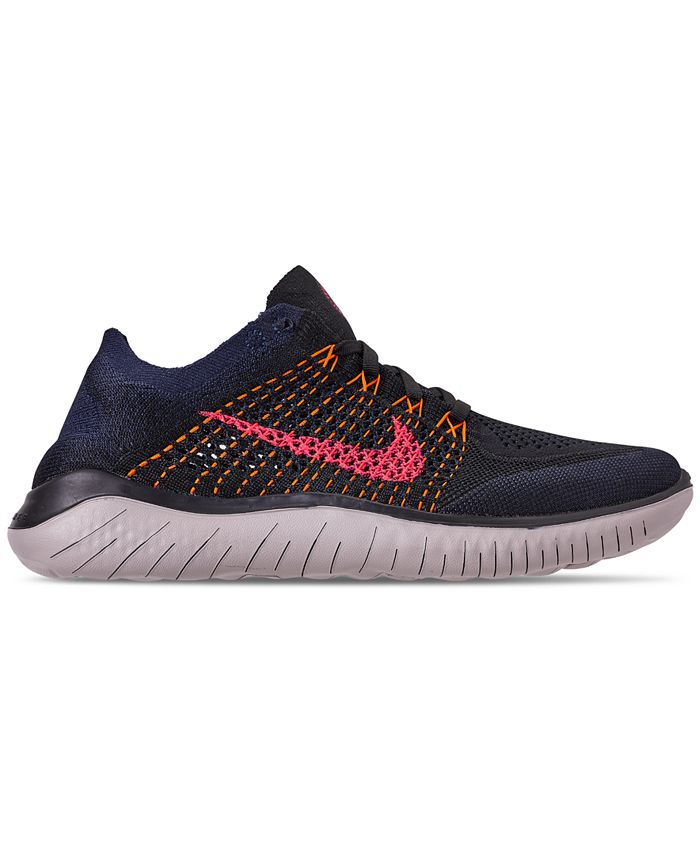 Nike Men's Free RN Flyknit 2018 Running Sneakers from Finish Line ...