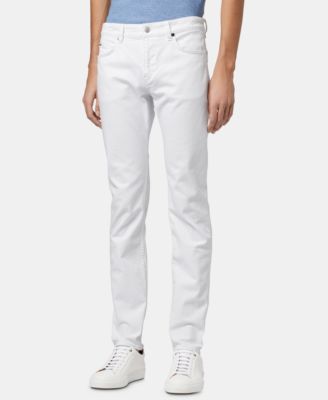 hugo boss mens white jeans