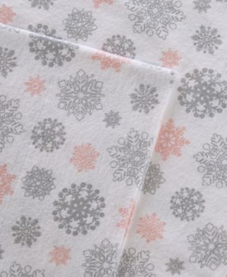 Novelty Printed Cotton Flannel 3-Pc. Sheet Set, Twin XL