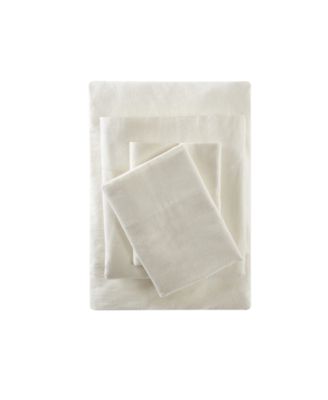 Novelty Printed Cotton Flannel 4-Pc. Sheet Set, California King