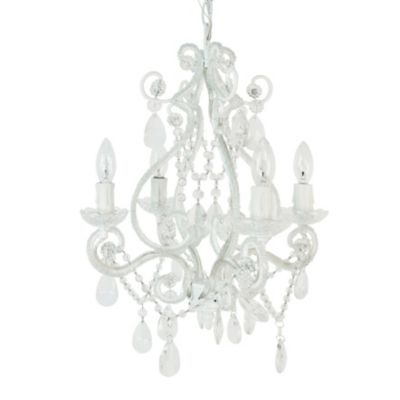 tadpoles table lamp chandelier in white diamond