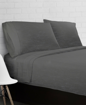 Heather Jersey Knit 3-Piece Sheet Set - Twin Bedding