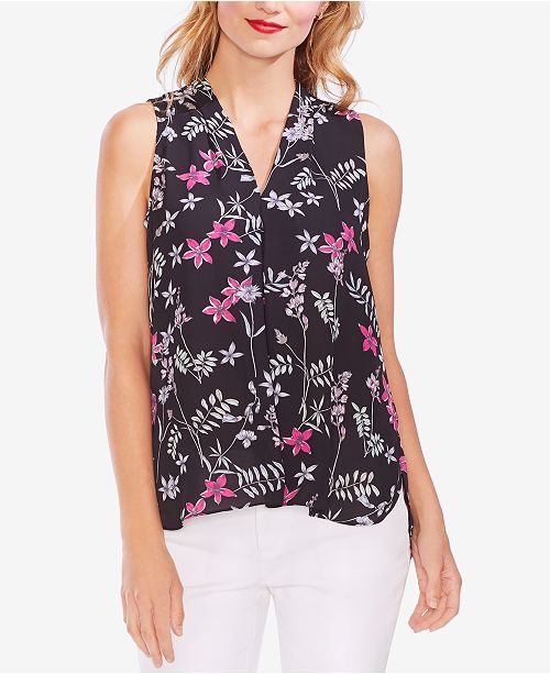 Vince Camuto Inverted-Pleat Top, Created for Macy's & Reviews - Women ...