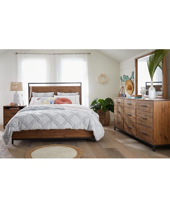 Furniture Gatlin Storage Platform Bedroom Furniture Collection, Created for Macy's & Reviews ...