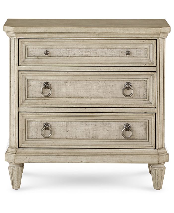 Furniture Chelsea Court USB Outlet Nightstand Created for Macy #39 s Macy #39 s