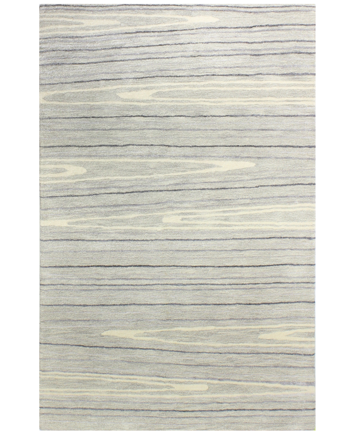 Closeout! Bb Rugs Downtown HG349 7'9in x 9'9in Area Rug - Silver
