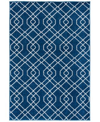 Amherst Navy and Beige 4' x 6' Area Rug