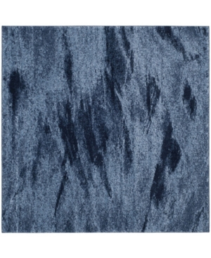 Safavieh Retro Light Blue and Blue 6' x 6' Square Area Rug