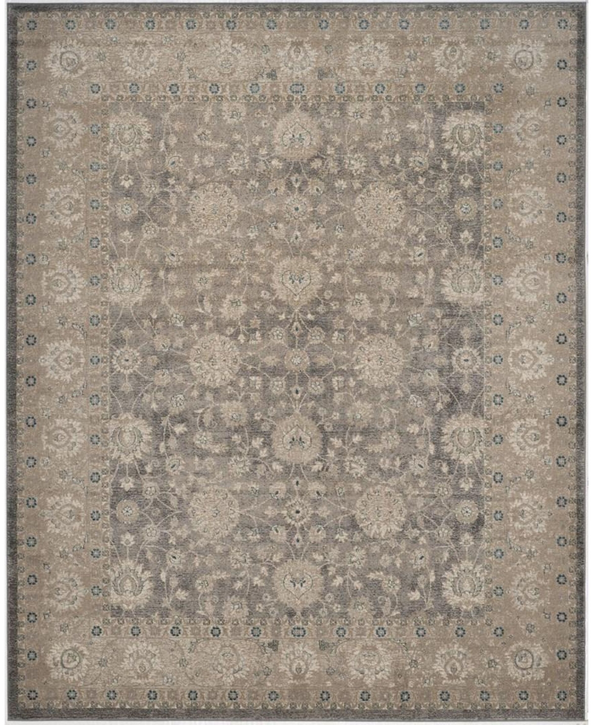 Safavieh Sofia Light Gray and Beige 9' x 12' Area Rug - Light Gray