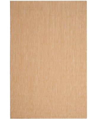 Courtyard CY8022 Natural and Cream 8' x 11' Sisal Weave Outdoor Area Rug