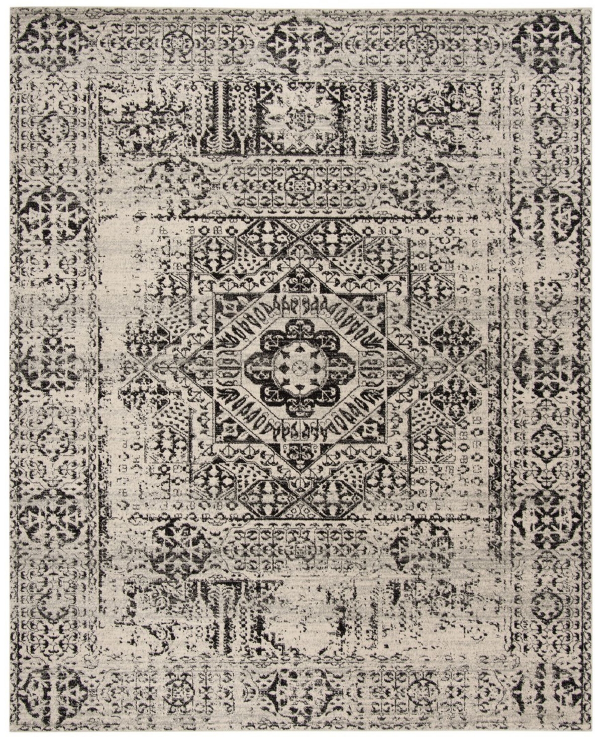 Safavieh Evoke Ivory and Black 9' x 12' Area Rug - Ivory