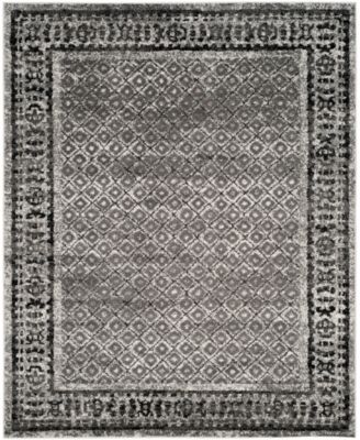 Adirondack Ivory and Silver 10' x 14' Area Rug