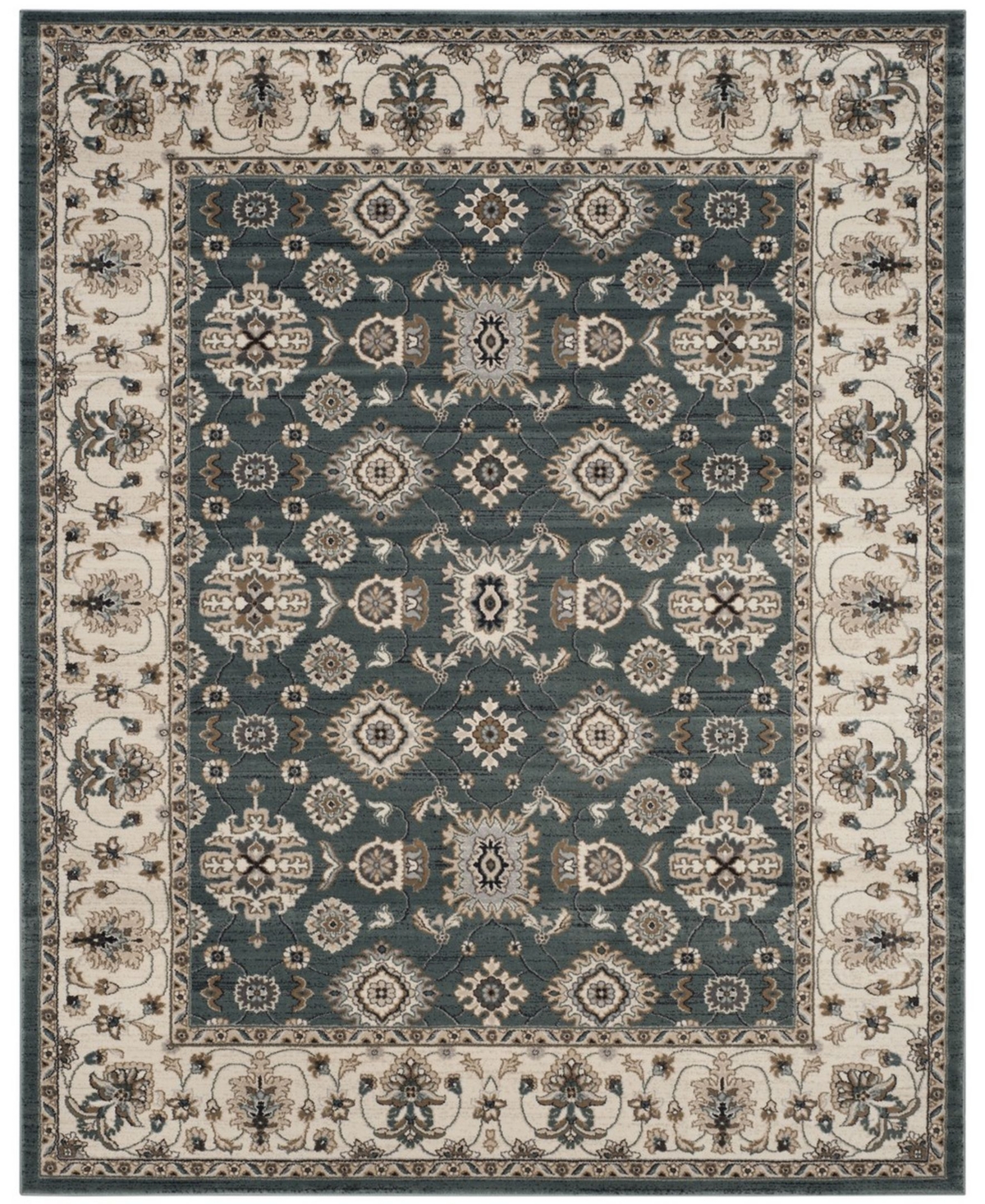 Safavieh Lyndhurst Teal and Cream 8' x 10' Area Rug - Blue Group