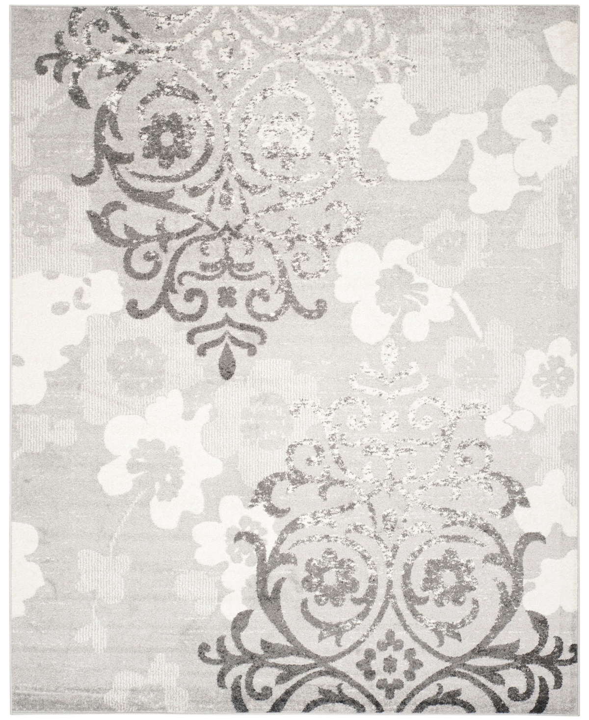 Safavieh Adirondack Silver and Ivory 12' x 18' Area Rug - Silver