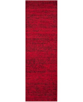 Adirondack Red and Black 2'6" x 22' Area Rug