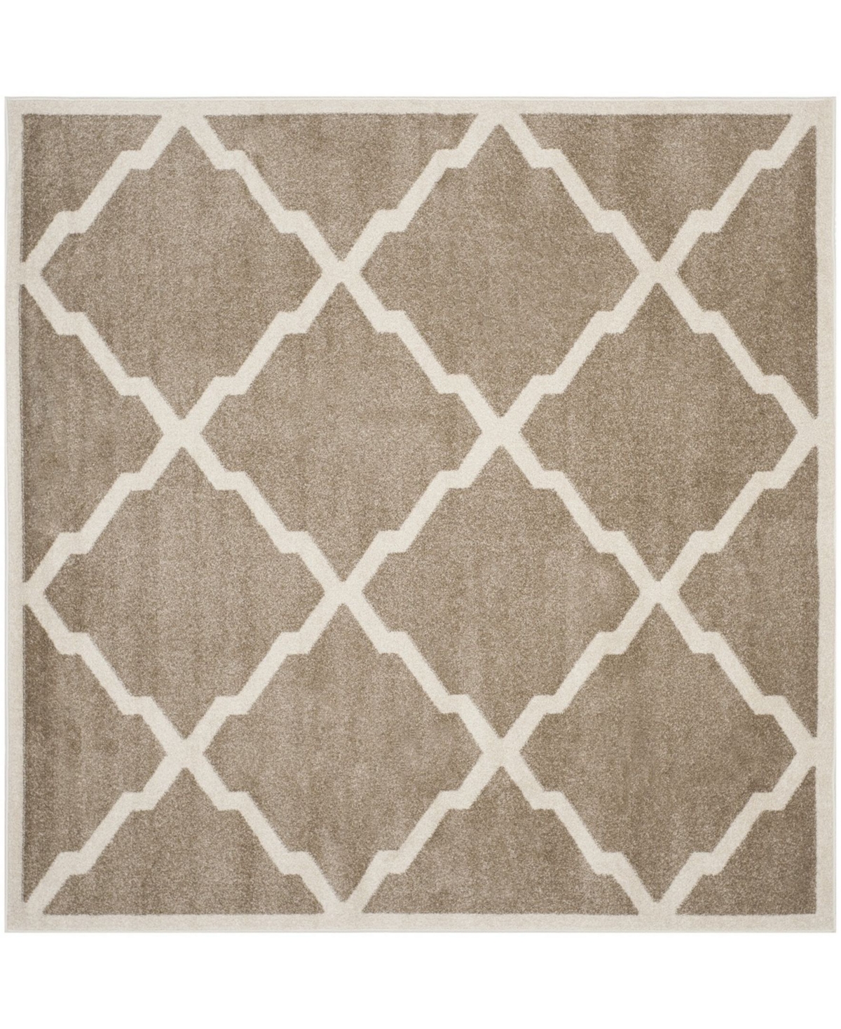 Safavieh Amherst Wheat and Beige 9' x 9' Square Area Rug - Beige