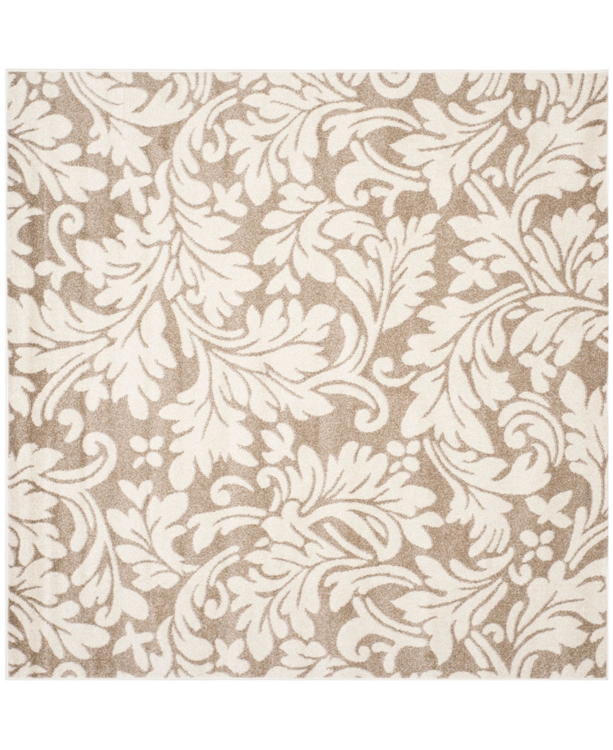 Safavieh Amherst Wheat and Beige 9' x 9' Square Area Rug - Beige