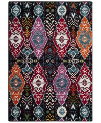 Safavieh Cherokee CHR913 Black and Red 4' x 6' Area Rug - Macy's