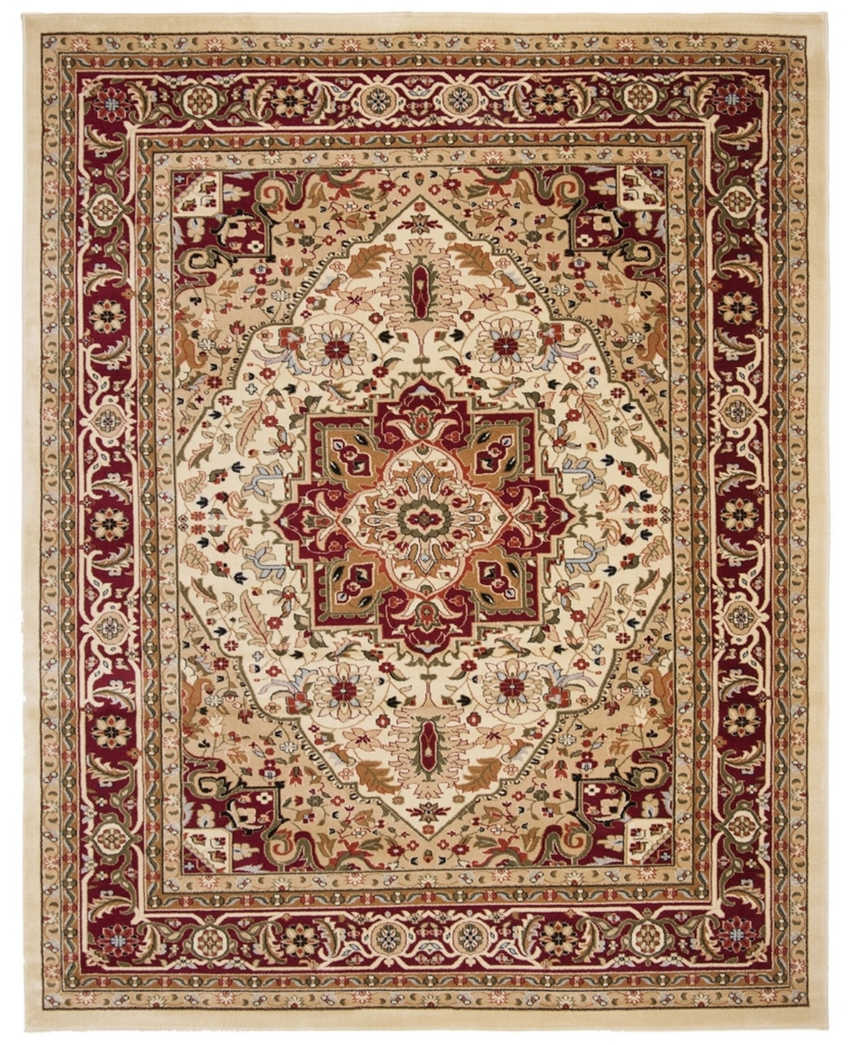 Safavieh Lyndhurst Ivory and Red 12' x 18' Area Rug - Ivory
