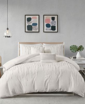 Photo 2 of FULL/QUEEN Urban Habitat 4pc Kira Cotton Comforter Set White
Comforter, 2 decorative pillows and 2 shams