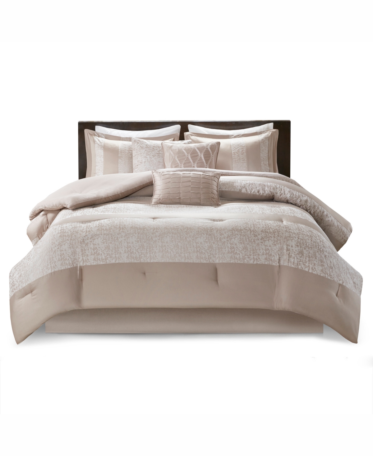 Madison Park Ava Jacquard Chenille 7-Pc. Comforter Set, California King