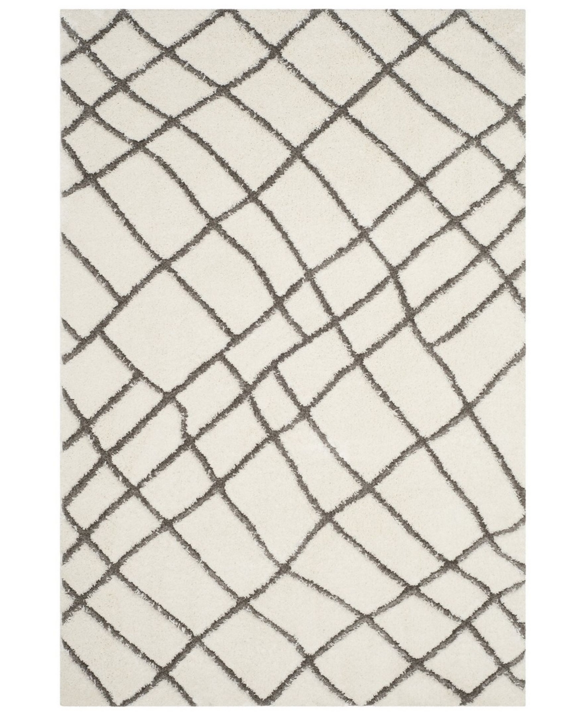 Safavieh Sparta Ivory and Gray 8' x 10' Area Rug - Ivory