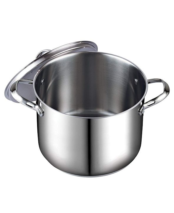 Cooks Standard 12-Quart Classic Stainless Steel Stockpot with Lid & Reviews - Cookware - Kitchen 