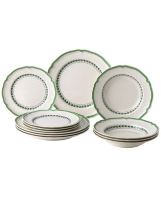 Villeroy & Boch French Garden Green Lines Dinner Plate - Macy's