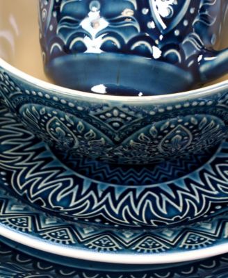 Petra 16 Pc. Dinnerware Set, Service for 4