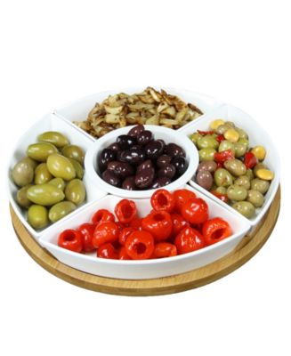 Elama Signature Large 6-Piece Lazy Susan - Macy's